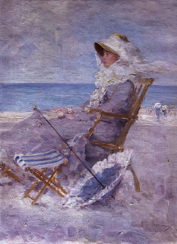  On the Sea Shore or Woman on the Sea Shore